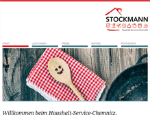 Tablet Screenshot of haushaltservice-chemnitz.de